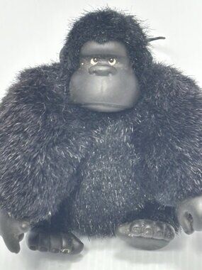 Mini Gorilla Plush Toy Vintage As Is Small Stuffed Animal Glue Residue